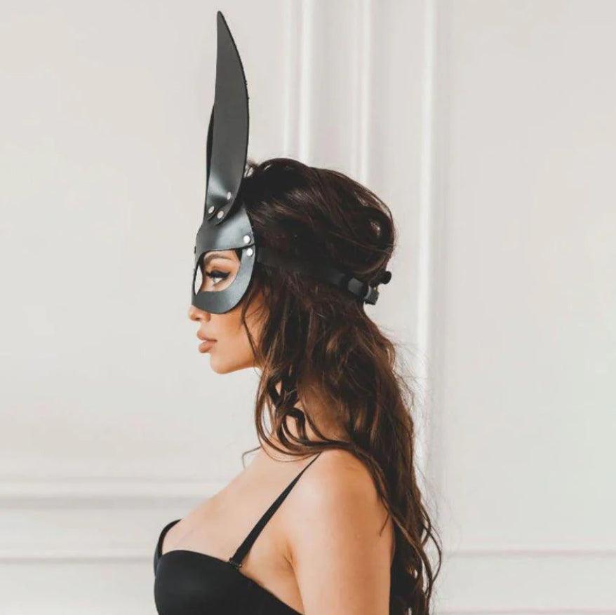 LEATHER BUNNY MASK