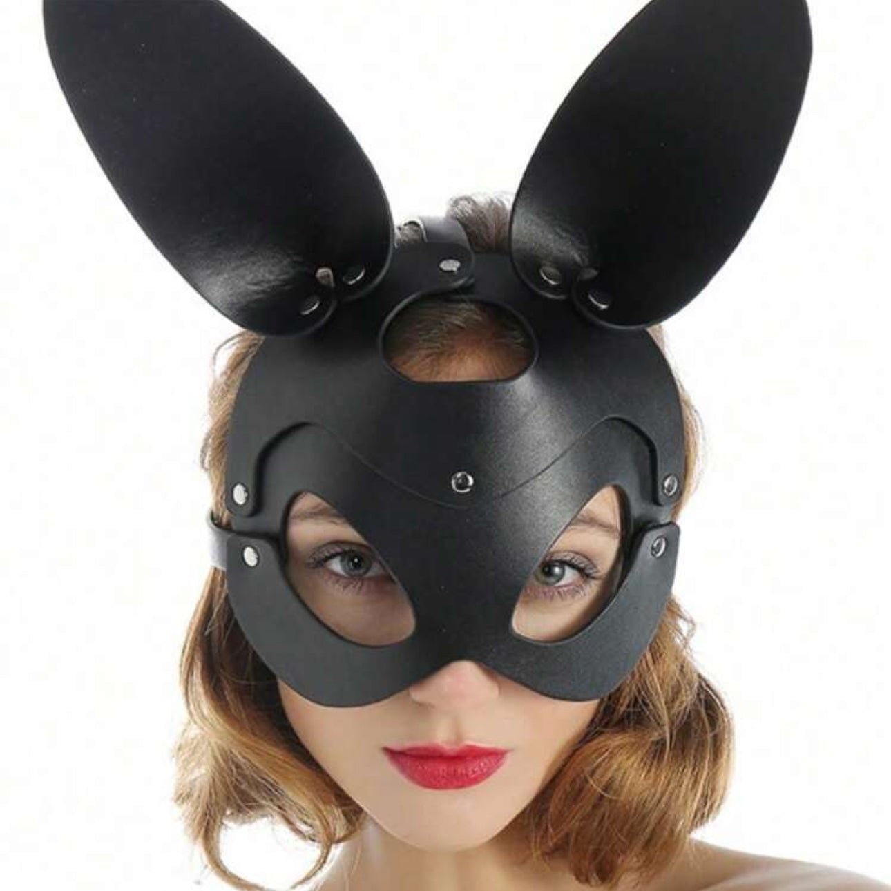 LEATHER BUNNY MASK